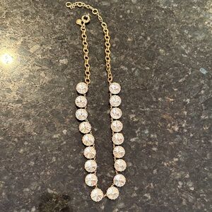 Elegant Gold and rhinestone  Necklace